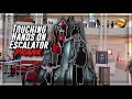 TOUCHING HANDS ON THE ESCALATOR PRANK + LIT MALL VLOG