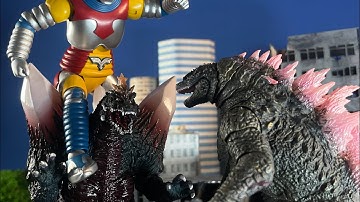 GODZILLA X KONG SUPERNOVA ( STOP MOTION  PART 2 )