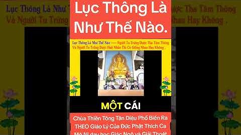 LỤC THÔNG LÀ NHƯ THẾ NÀO & GIẢI ĐÁP KHOA CHÙA THIỀN TÔNG  TÂN DIỆU