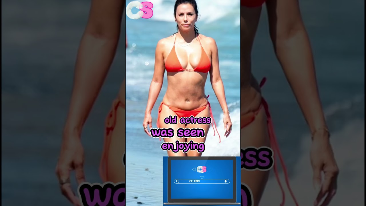 Eva Longoria Stuns in Orange Bikini During Marbella Beach Day!