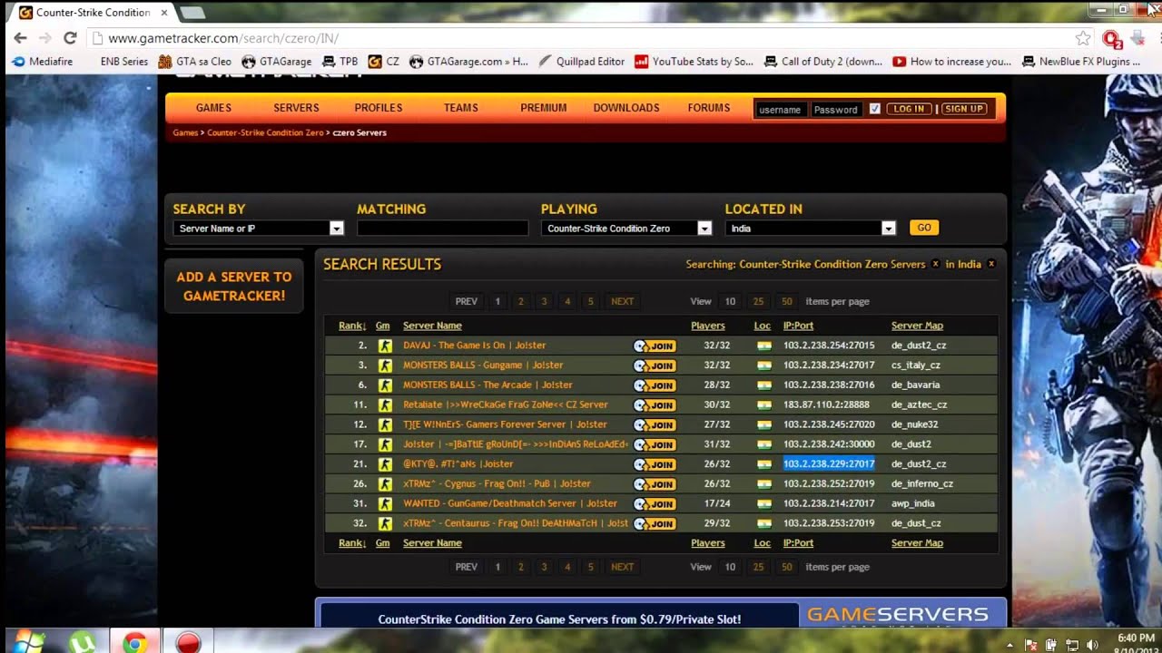 counter strike condition zero online