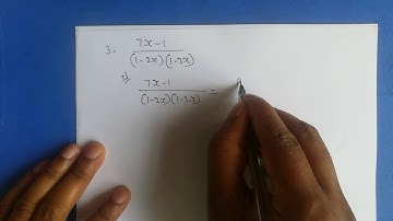 PARTIAL FRACTION EX 5.2 (VIDEO 1)