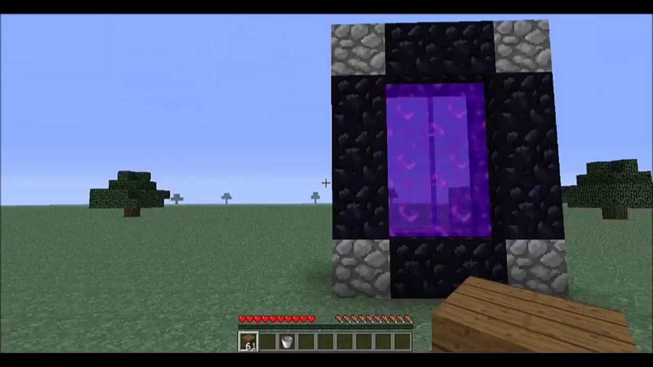 Como Hacer Un Portal Al Nether