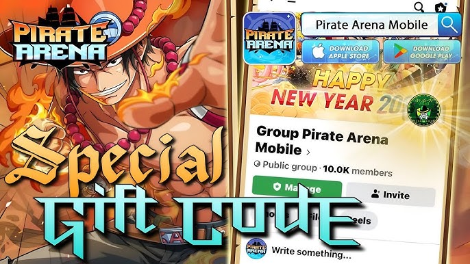 Pirate Arena Mobile & 3 Codes Free VIP9 500K Diamonds Free SSR