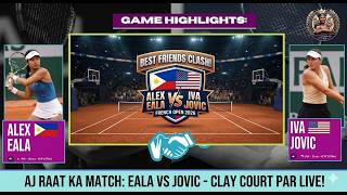 Best Friends Clash at Grand Slam! 🇵🇭🇺🇸 Alex Eala vs Iva Jovic French Open 2026