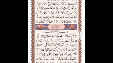 ص 267 القرآن الكريم صفحات بصوت المنشاوي نسخة الإذاعة