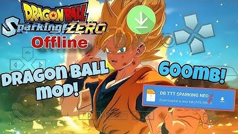 New DRAGON BALL Z SPARKING ZERO MOBILE PPSSPP ISO DBZ TTT MOD With Permanent Menu