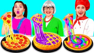 Me vs. My Grandma in a Cooking Challenge | Incredible Gastronomic Challenges by KaZaZa