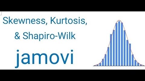 Normality testing in Jamovi