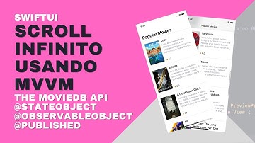 SwiftUI - Scroll Infinito @StateObject @ObservedObject