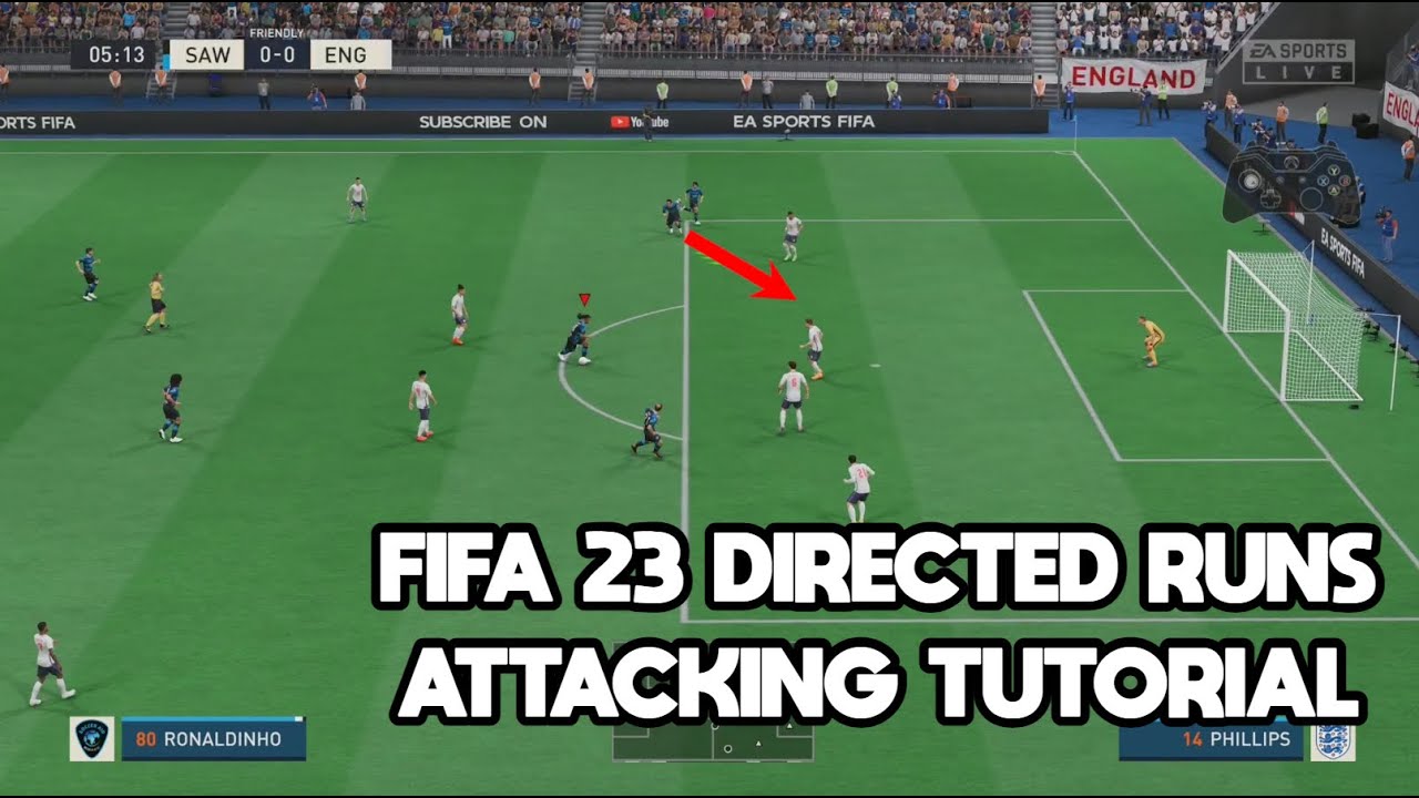 How to do the famous German cross in FIFA 23 🇩🇪 #fifa #fifa23 #fut #, how to trigger runs in fifa 23