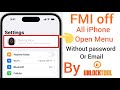 Icloud open menu All iphone and ipad free remove with unlocktool by proxy