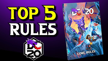 Top 5 Rules in DC20