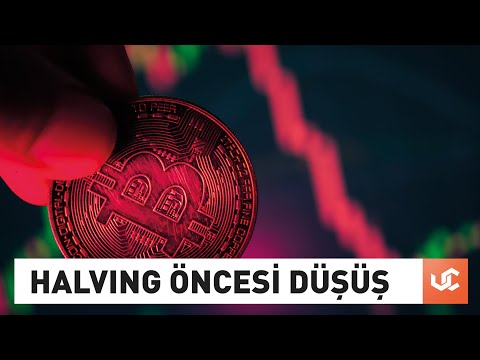 Bitcoin'de Halving Öncesi Düşüş