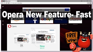 Opera Web Browser latest Feature Fastest page loading before hit enter screenshot 4