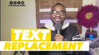 How to set up text replacement on Android phone