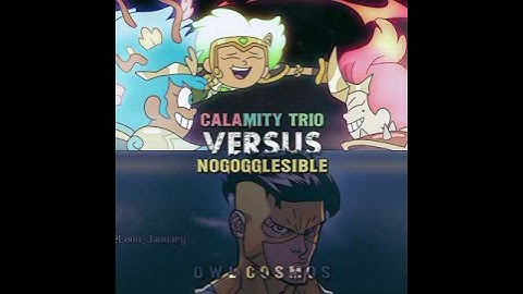 Calamity Trio Vs No Goggles Mark #anneboonchuy #marcywu #invinciblewar #invincible #edit #shorts