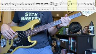 Back in Black by AC/CD Isolated Bass Cover with Tab