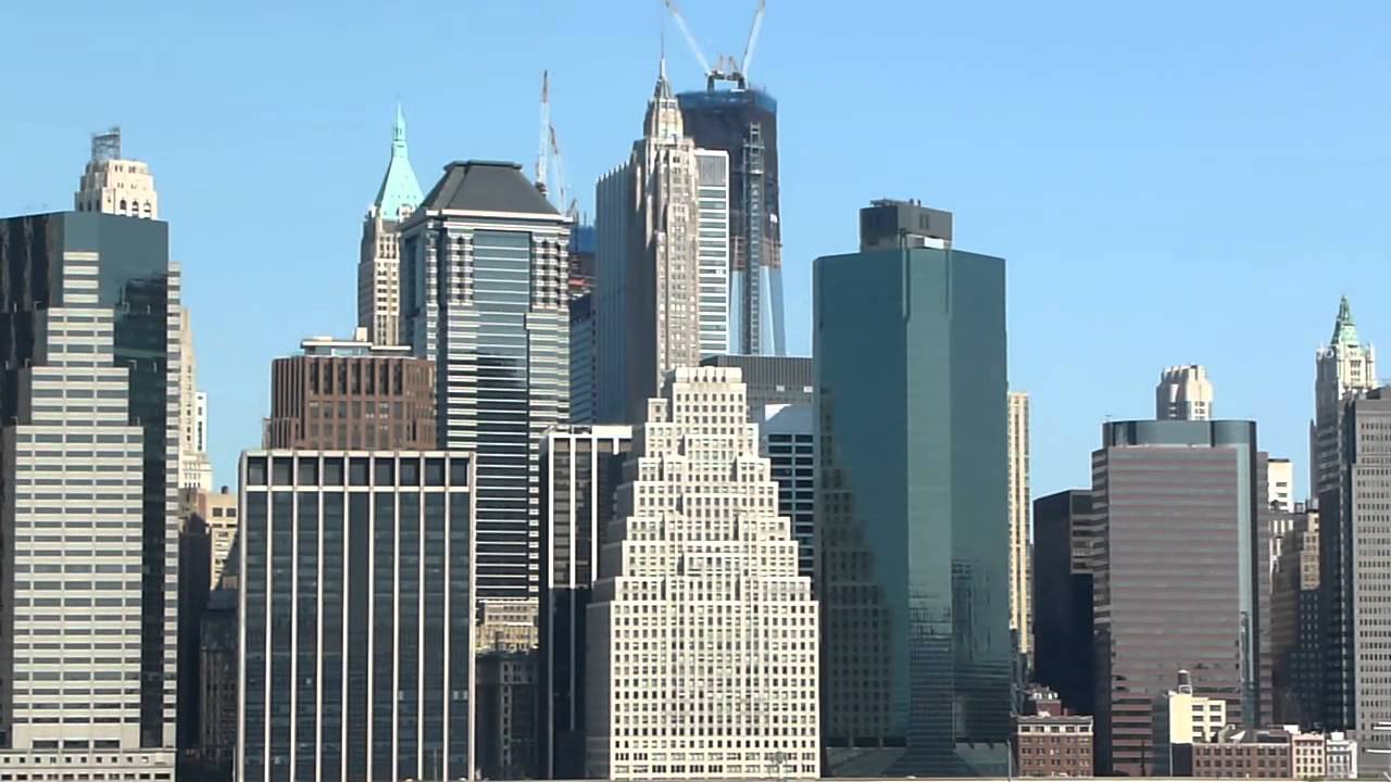 H24.5.31 ブルックリンハイツよりマンハッタン ビル群新WTC ★ YouTube