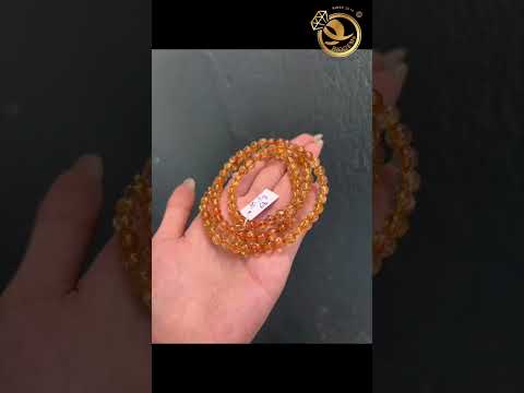 Vòng chuỗi Thạch Anh Tóc Vàng 6mm phong thủy