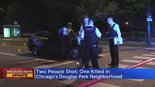 1 man dead, another wounded in shooting following traffic crash in Douglas Park