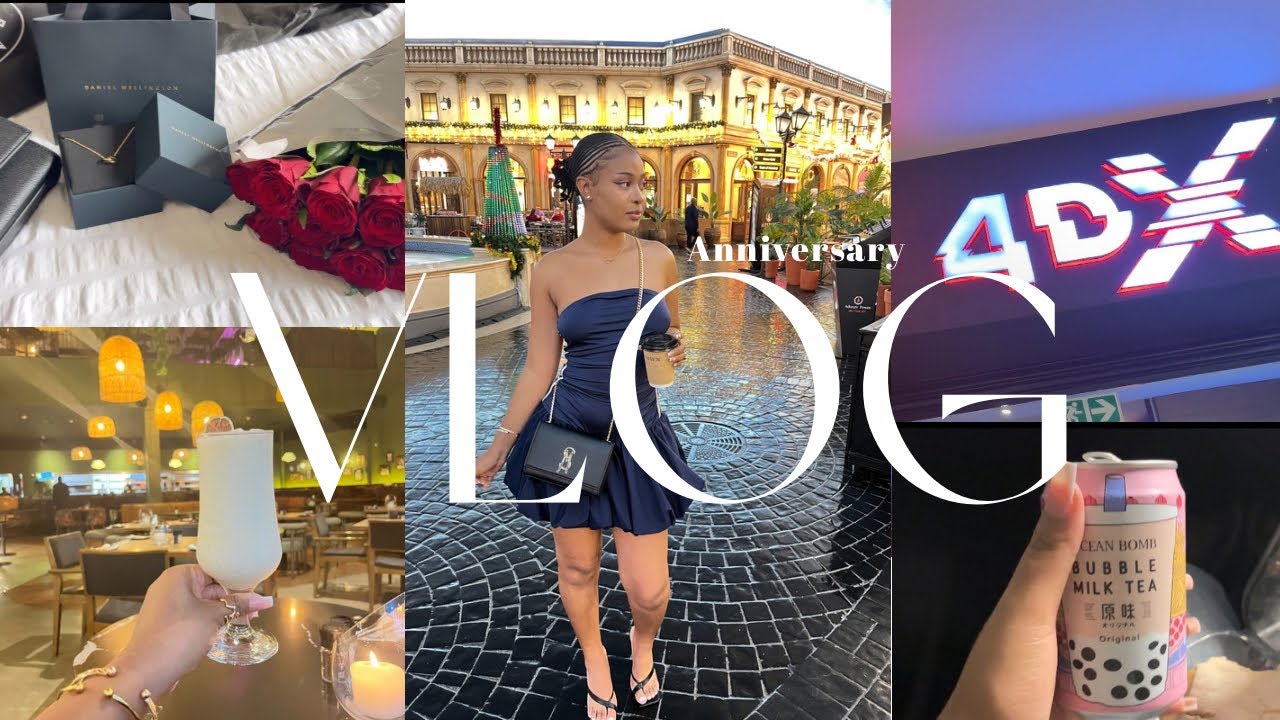 Day in a life of Mbali M| Anniversary vlog| numetro 4DX experience.