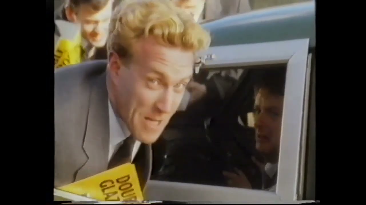 Tartan Special lager commercial with Robbie Coltrane, 1986. "Double glazing"
