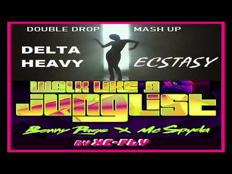 Delta Heavy "Ecstasy" | Benny Page|MC Spyda "Walk like a Junglist" (DoubleDrop-MashUp by XC-Fly)