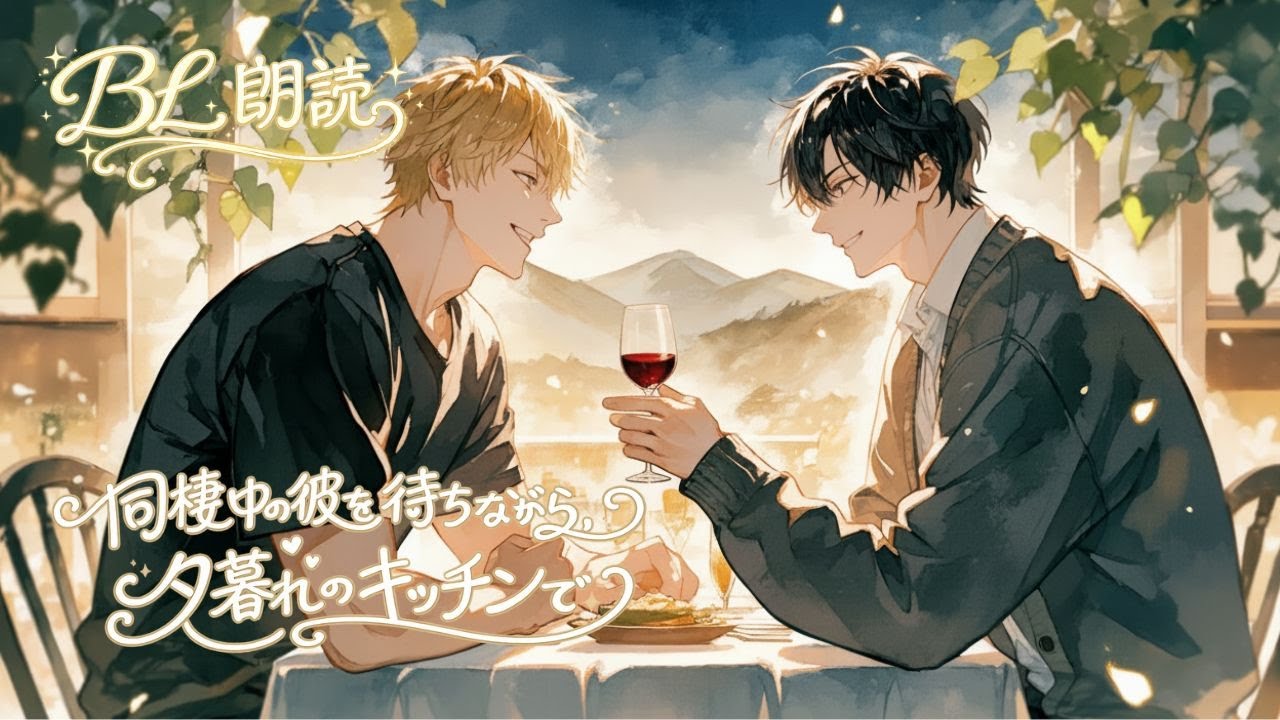 同棲中の彼を待ちながら、夕暮れのキッチンで【BL朗読】付き合いたてゲイカップル