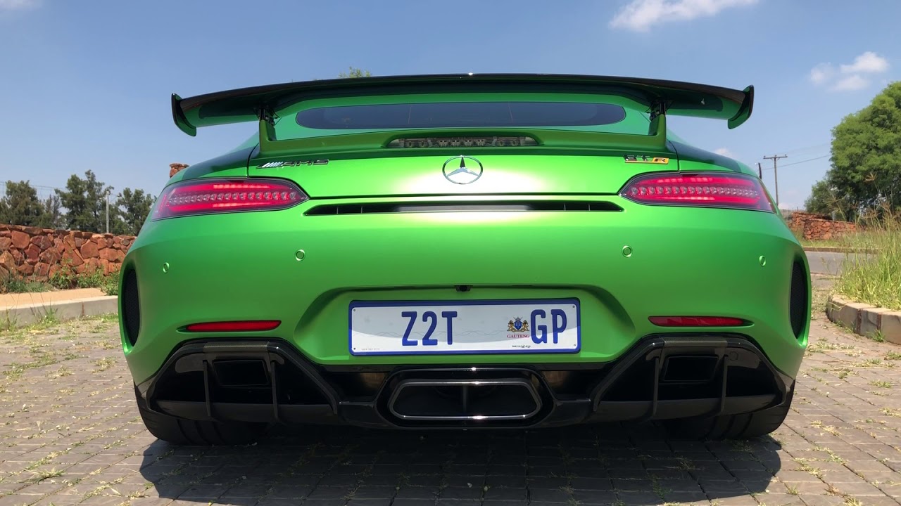 Mercedes Amg Gt R South Africa Acceleration Exhaust Sound Walkaround Youtube