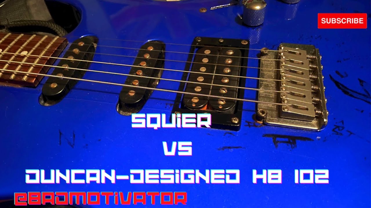 Squier Showmaster Pickup Upgrade- Squier Vs Duncan Designed HB102