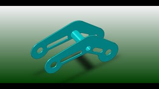 3D graphics drawing of simple parts... Easy or not just try it!  Solidworks advance Exercise 183 Wealth