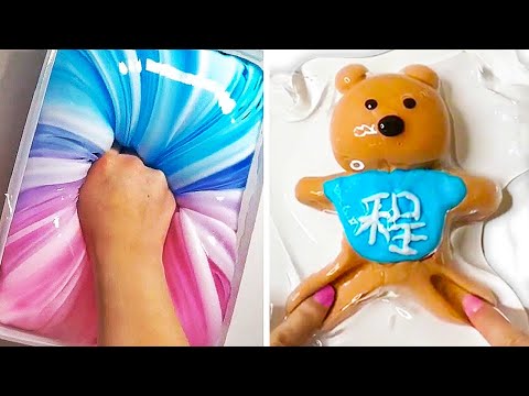 満足のいくスライムASMR |リラックスしたスライムの動画＃ 1247