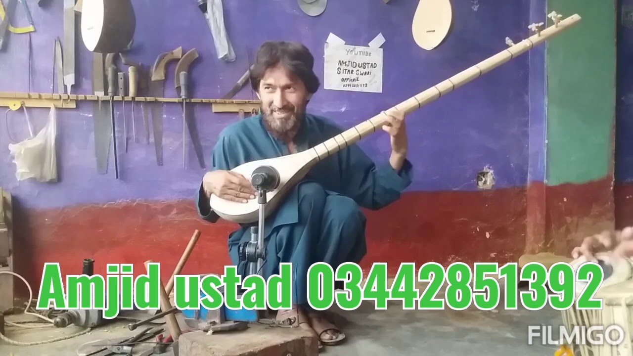 Sitar master Amjid ustad pa sitar humzolo nan rata rowli Nice Song 2020
