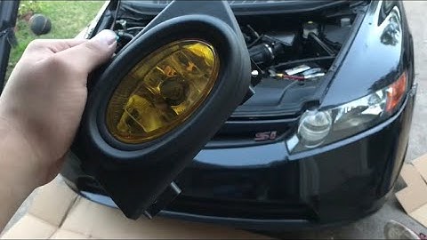 2008 honda civic front bumper with fog lights