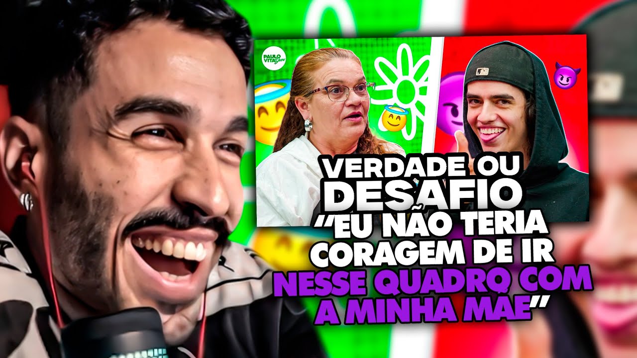 STAG REAGE: MÃES E FILHOS JOGAM VERDADE OU DESAFIO ft. João Dias - PAULO VITA SHOW | Clipes do Stag