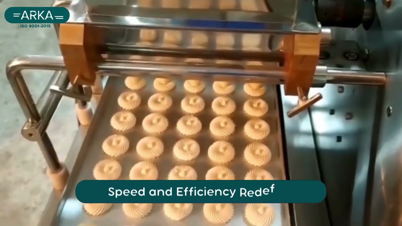 Biscuit Cum Cookie Dropper Machine | Arka Machineries