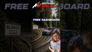 Assetto Corsa Rally 0.4 - Free Hyundai Dashboard for SimHub