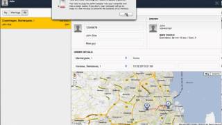 Tutorial 5 - Taxi dispatcher application screenshot 2