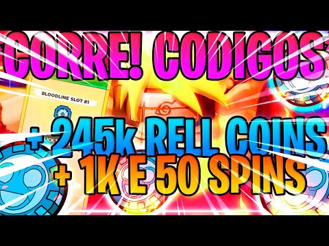 CORRE NOVO CÓDIGO COM 50K DE RELL COINS NO SHINDO LIFE 