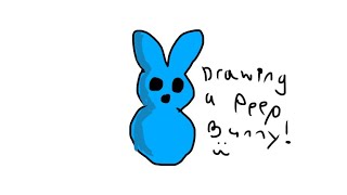 Drawing a Peep Bunny