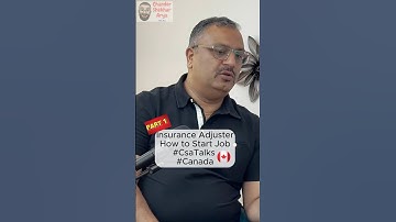 Part 1: Insurance Adjuster jobs in Canada 🇨🇦. #immigration #canada #career #job #hindipodcast