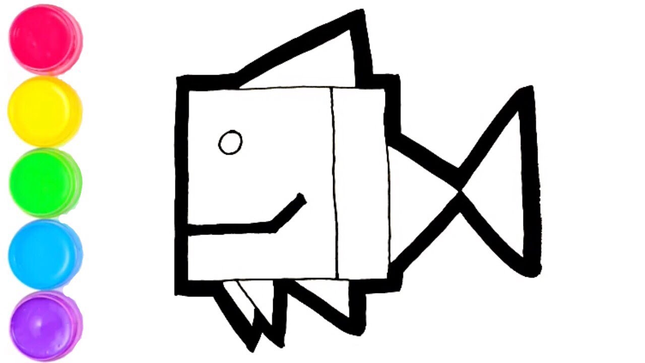 How to Draw a Fish Using Simple Shapes