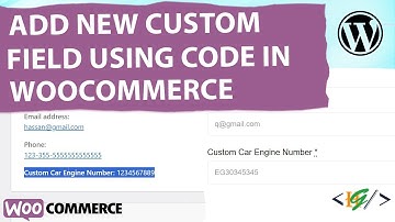 How to Add New Custom Field in Checkout Billing Form using Custom Code in WooCommerce WordPress