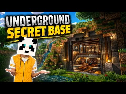 MINECRAFT: How to build the ULTIMATE Underground Base | Tutorial 🏠 | GAMEX 