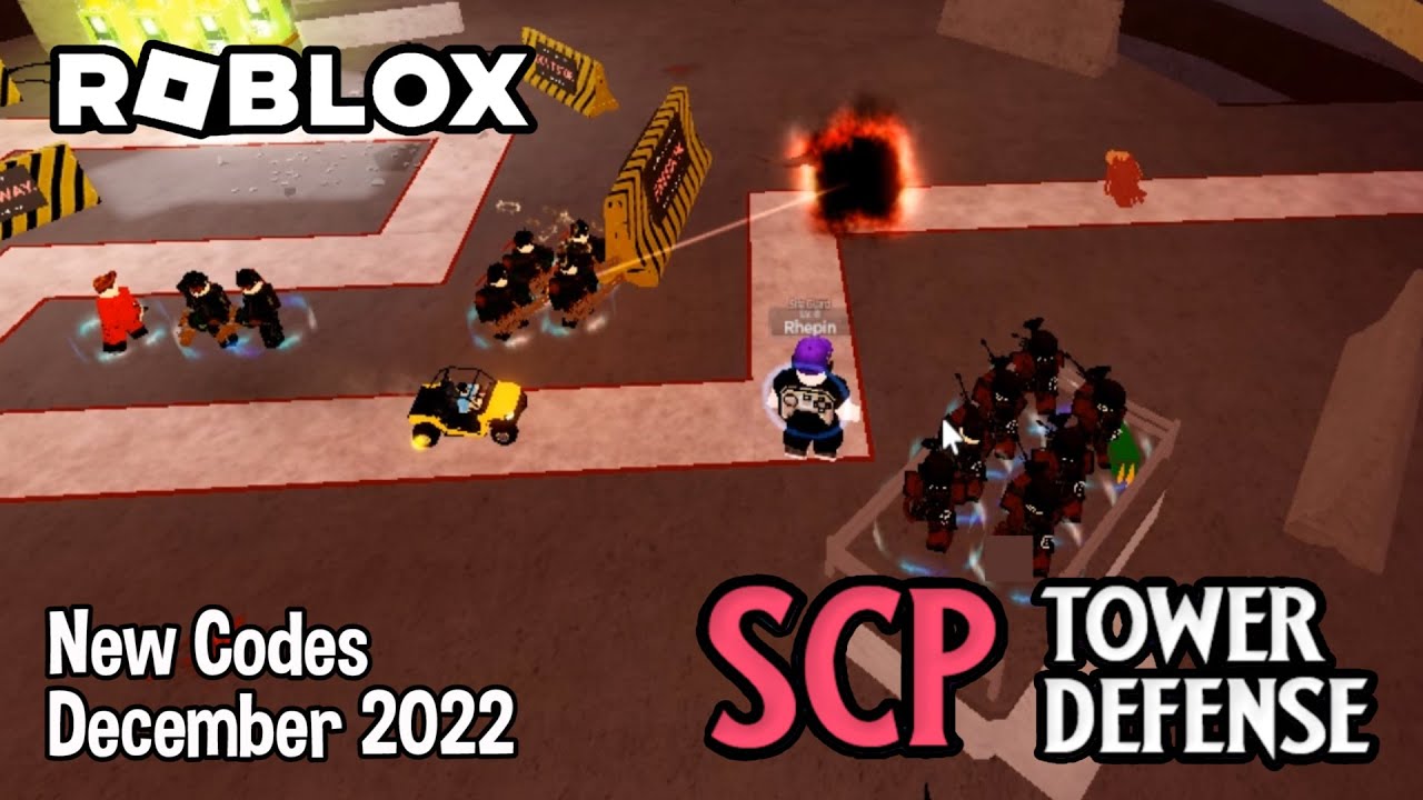 Roblox SCP Tower Defense New Codes December 2022 YouTube