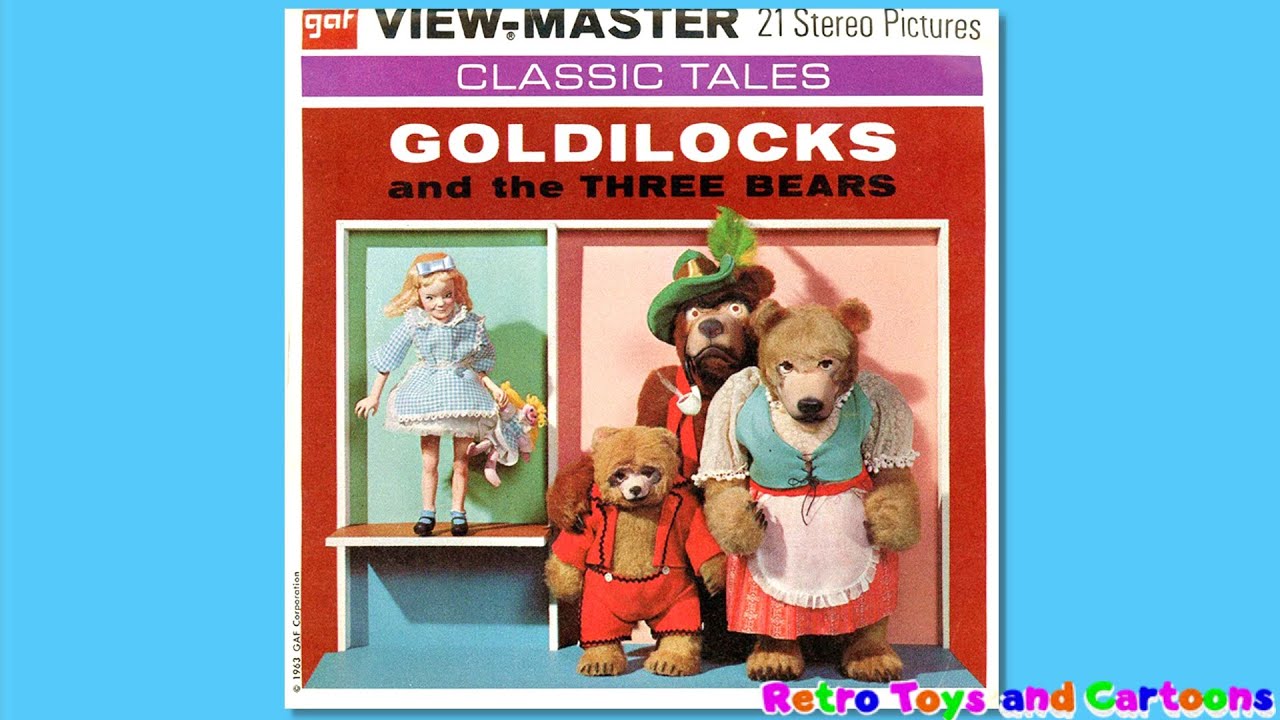 Goldilocks and the Three Bears | View-Master 1963 | Retro Toys and Cartoons