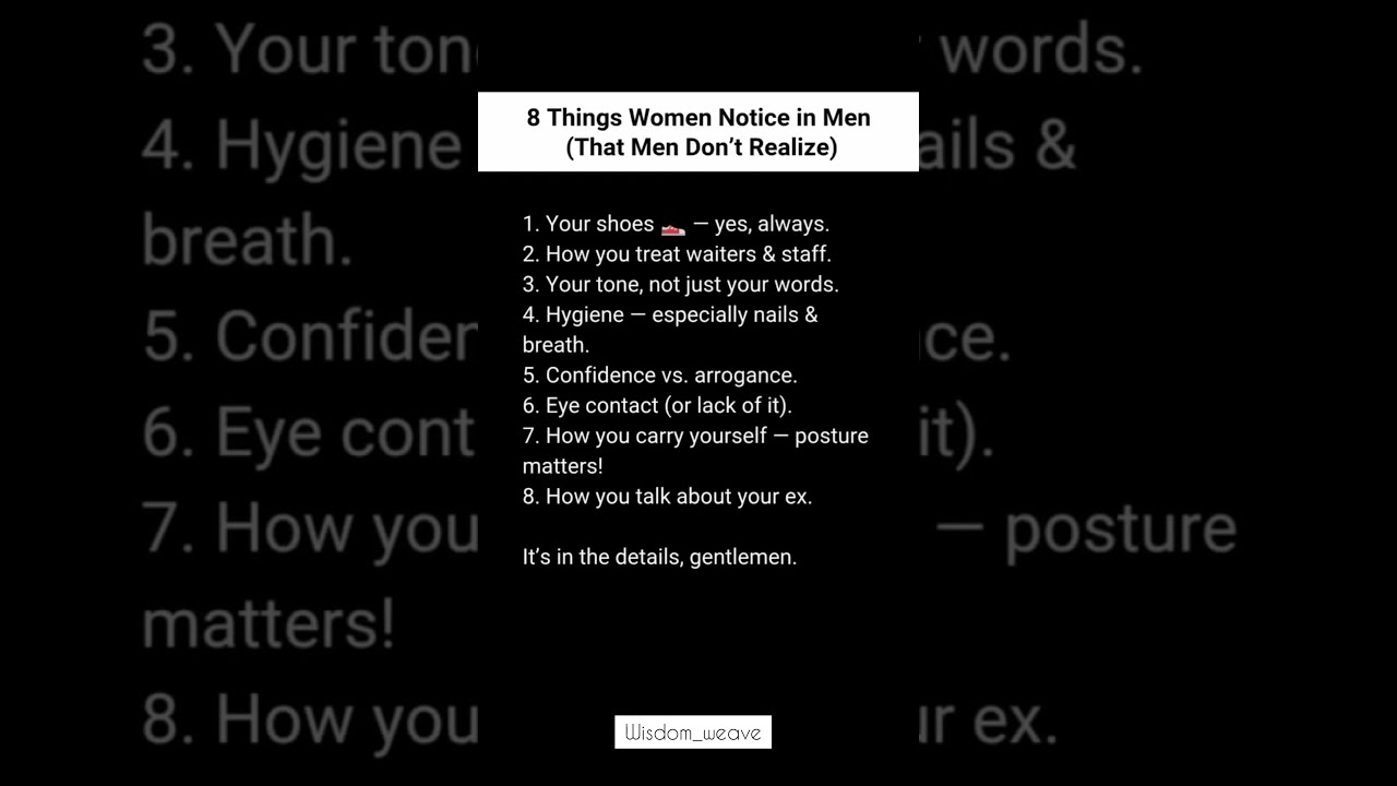 8 Things Women Instantly Notice In Men But Guys Miss 