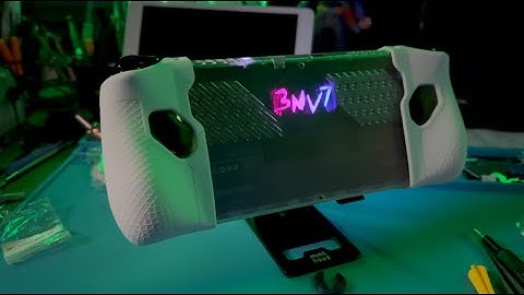 ROG Ally Setup with Style: Installing RGB Transparent Back Plate for Ultimate Gaming Vibes!