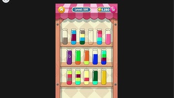 Water Sort Puzzle I Level 591 I  Facebook I SOLVED